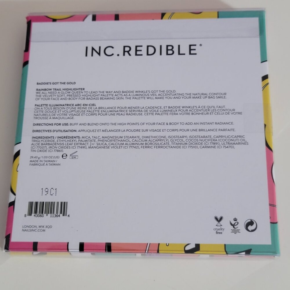 NEW Inc.redible BADDIE Got the gold rainbow highlighter NEW - Picture 6 of 10